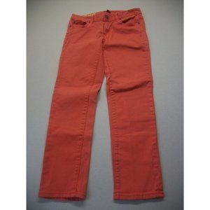 J Crew Toothpick Stretch #27 Orange Jeans Size 12